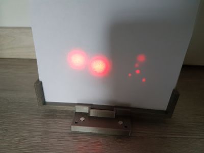 12 Schirmbild erste grobe Justierung